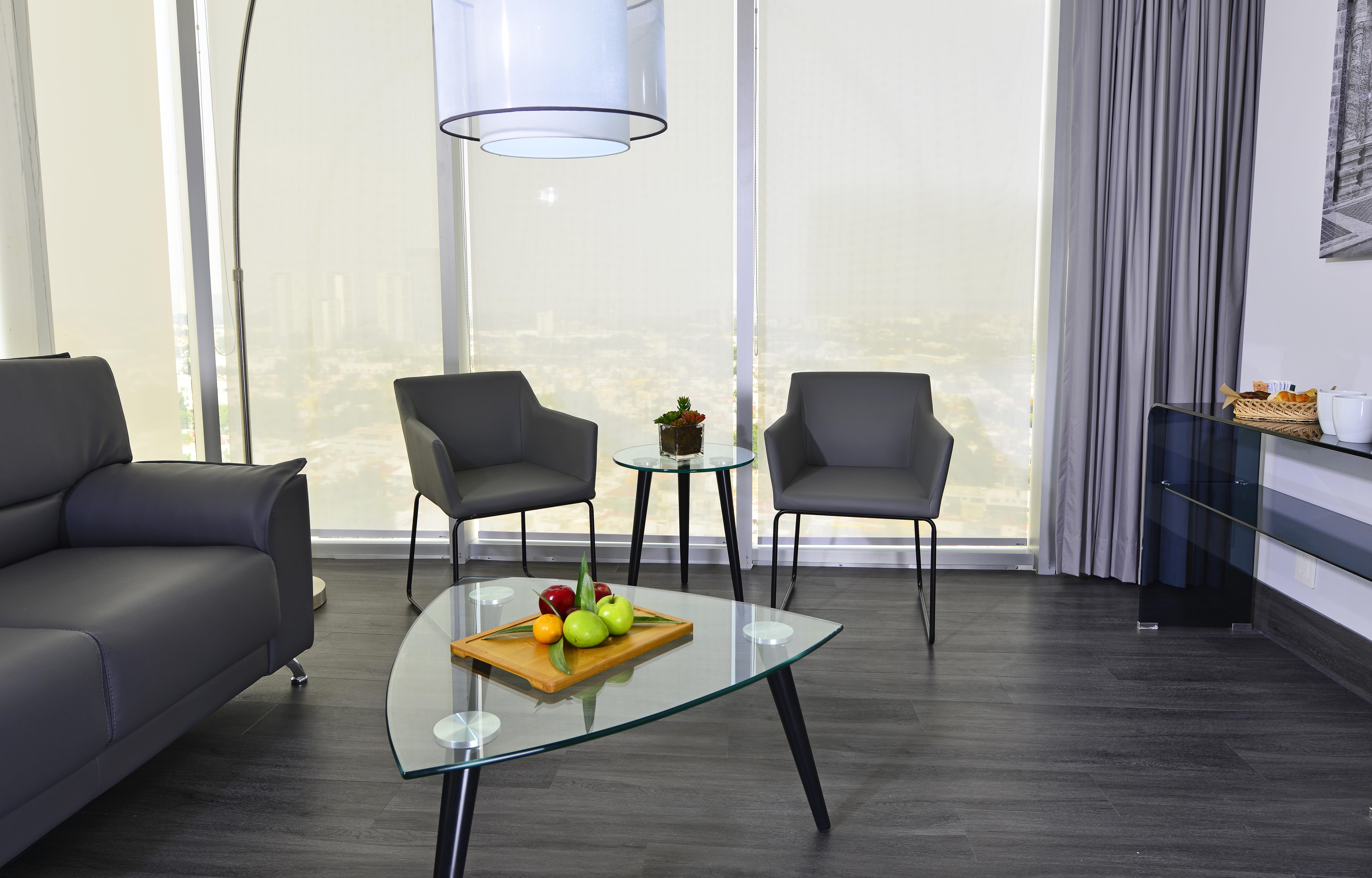 Baruk Guadalajara Hotel De Autor Exterior photo A room with a floor made of wood-look tile
